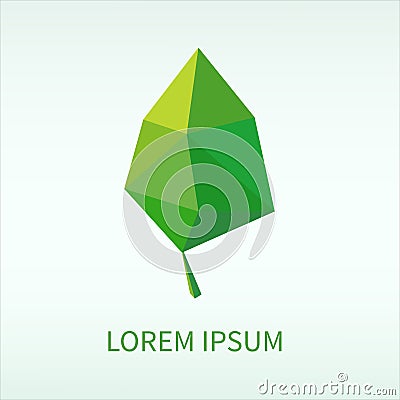 Ecological logo. Vector Illustration