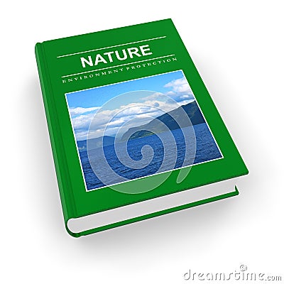 Ecological textbook Stock Photo