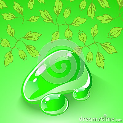 Ecological theme concept. Vector Illustration