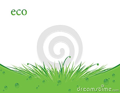 Ecology background Vector Illustration