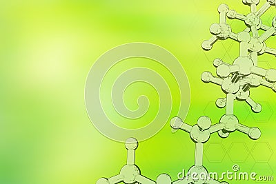 Ecology or biochemistry background Stock Photo