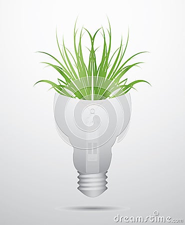 ecology bulb Vector Illustration