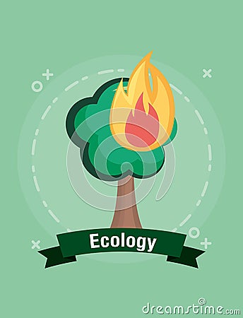 Ecology design concept Vector Illustration