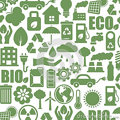 Ecology icons Vector Illustration