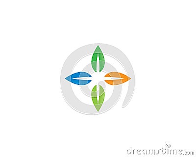 Ecology logo illustration Vector Illustration