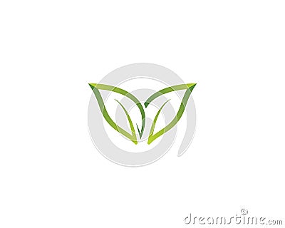 Ecology logo illustration Vector Illustration