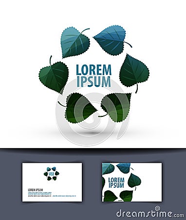 Ecology. logo, sign, icon, emblem, template, Vector Illustration