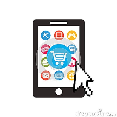 Ecommerce Cartoon Illustration