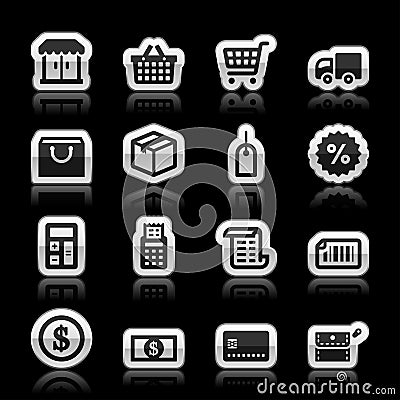 Ecommerce icons Vector Illustration