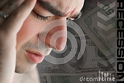 Economic Downturn Stock Photo