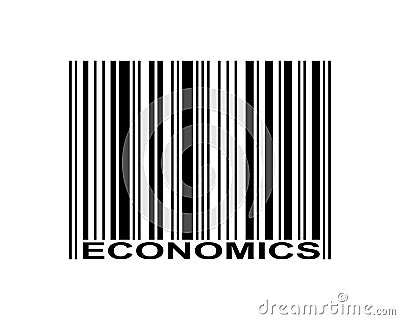 Economics Barcode Vector Illustration