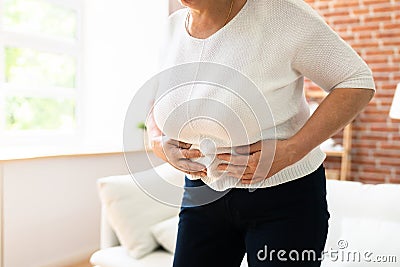 Ectopic Pregnancy And Nausea Stock Photo