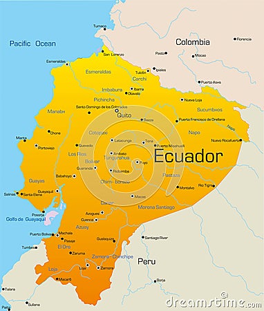 Ecuador Vector Illustration