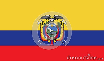 Ecuador flag image Stock Photo