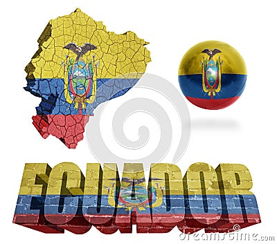 Ecuador Symbols Stock Photo