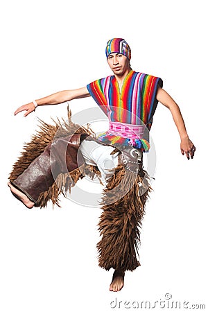 Ecuadorian National Costume Stock Photo