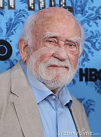 Ed Asner at Premiere of `Boardwalk Empire` Season 3 in NYC Editorial Stock Photo