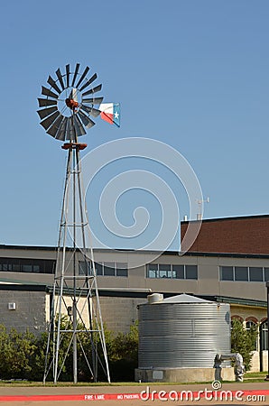 Eddins windmill Stock Photo