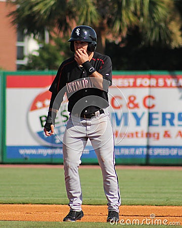 Eddy Alvarez, Kannapolis Intimidators Editorial Stock Photo