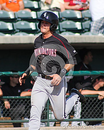 Eddy Alvarez, Kannapolis Intimidators Editorial Stock Photo