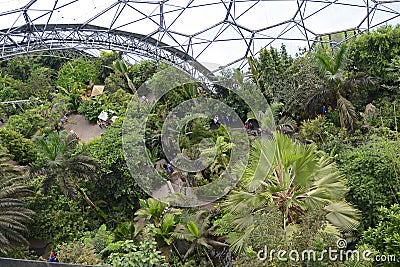 The Eden Project Biodome Editorial Stock Photo