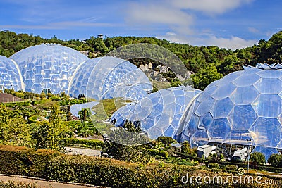 Eden Project, Bodelva, Cornwall, England. Editorial Stock Photo