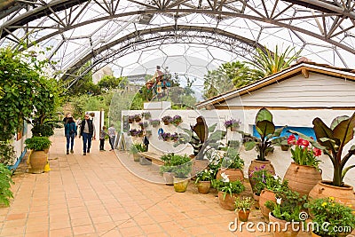 Eden Project Cornwall Editorial Stock Photo