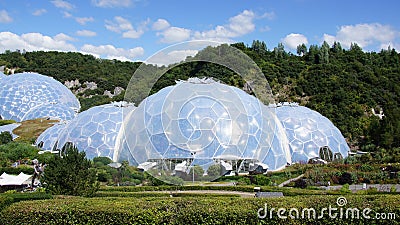 Eden Project in St. Austell Cornwall Stock Photo