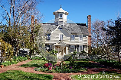 Edenton, NC: 1725 Cupola House Stock Photo