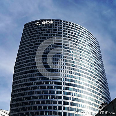 EDF Building Editorial Stock Photo