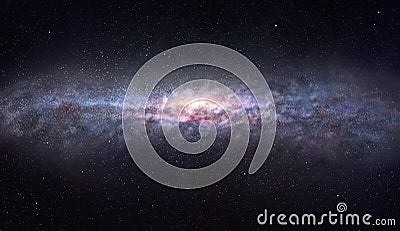 The edge of the galaxy Stock Photo