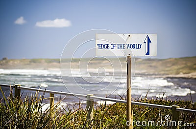 Edge of the World Stock Photo