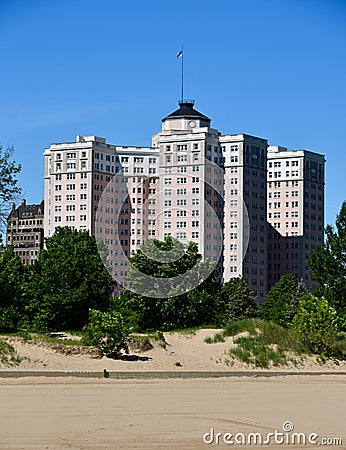 Edgewater Beach Apartments Editorial Stock Photo