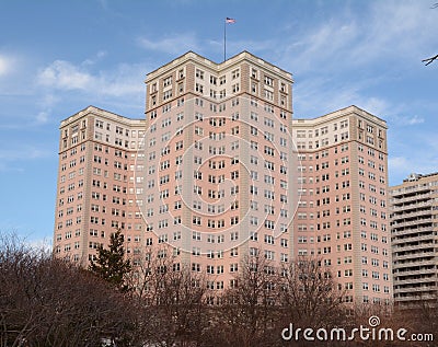 Edgewater Beach Editorial Stock Photo