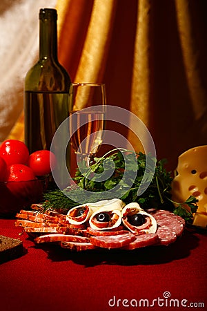 Edible still life Stock Photo