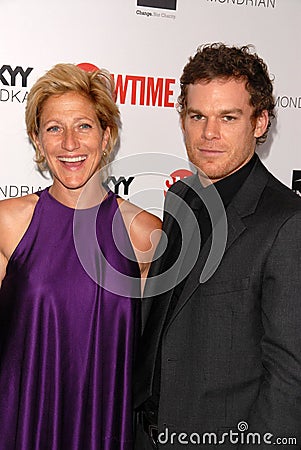 Edie Falco,Michael C. Hall Editorial Stock Photo