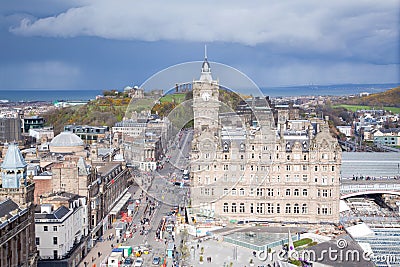 Edinburgh Calton Hill UK Stock Photo