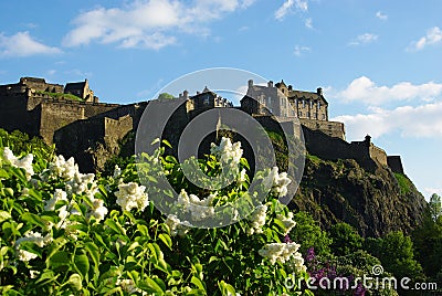 Edinburgh Castle Stock Photo