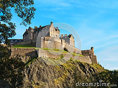 Edinburgh castle Stock Photo