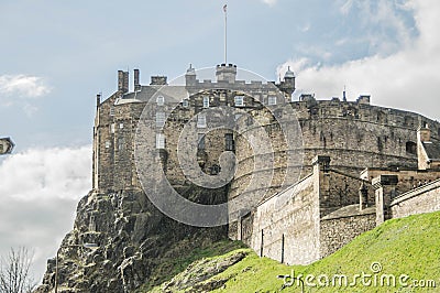 Edinburgh Castle Stock Photo