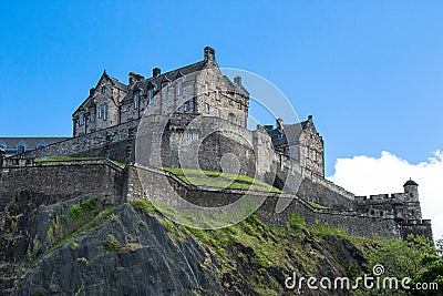 Edinburgh Castle Edinburgh, Scotland Stock Photo