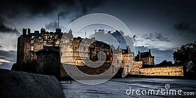 Edinburgh castle Stock Photo