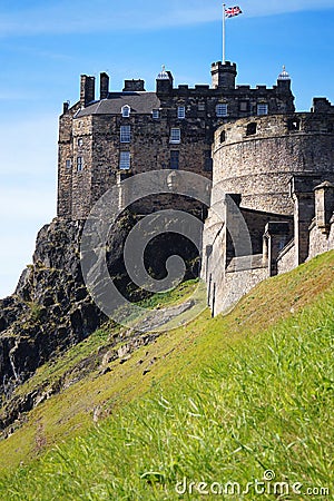 Edinburgh Castle Stock Photo