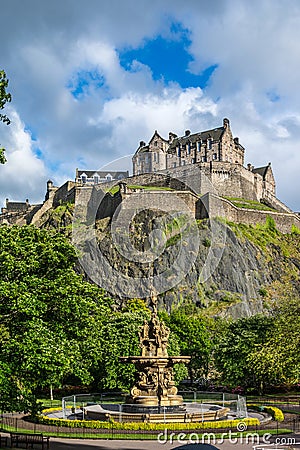 Edinburgh Castle, Scotland Stock Photo