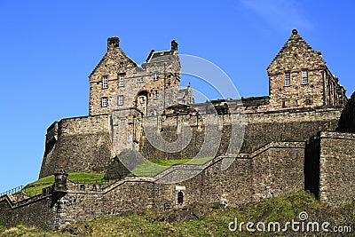 Edinburgh castle, Scotland, United Kingdom Stock Photo