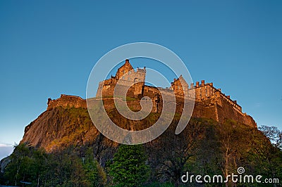 Edinburgh castle Stock Photo