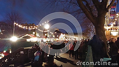 Edinburgh Christmas Market Editorial Stock Photo