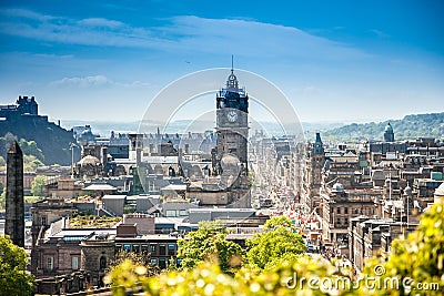 Edinburgh city Scotland Stock Photo