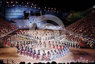 Edinburgh Military Tattoo Stock Photo