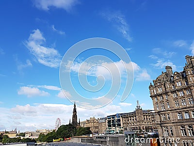 Edinburgh New Town View Stock Photo